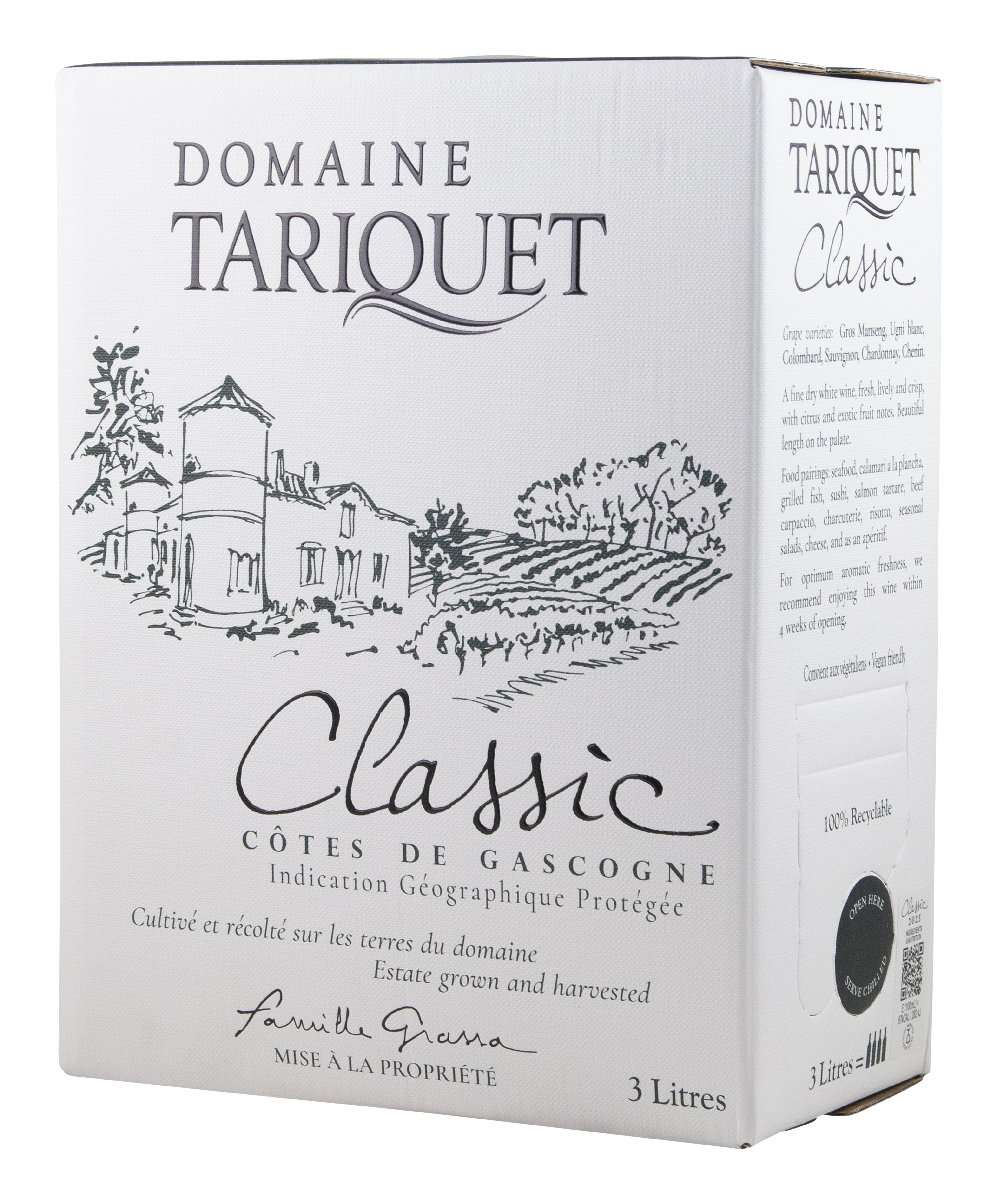 Domaine Tariquet Classic BiB 2025